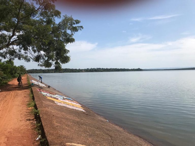 Dam for irrigation, Koba, Guinea, 2019