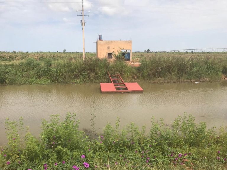CAI Diado irrigation canal and pumping station, Mali, Sep 2019